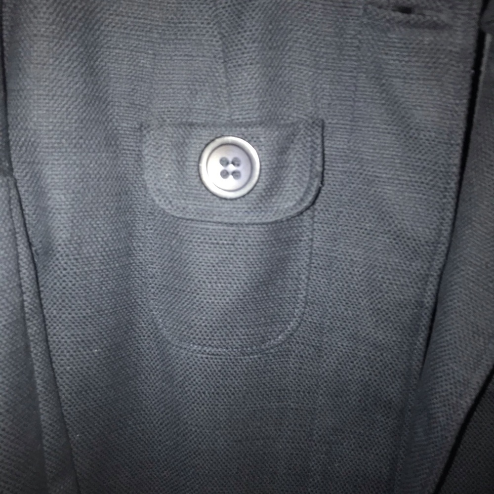 BNWOT navy French connection 3/4 sleeve pea coat - Picture 3 of 5